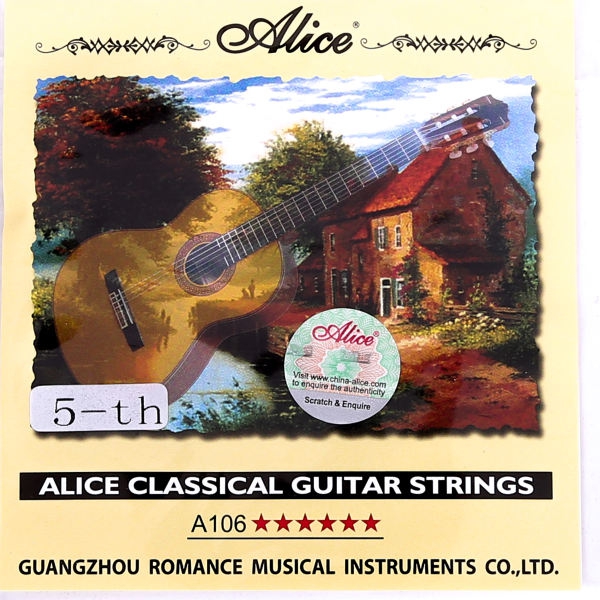 سیم پنجم گیتار کلاسیک آلیس مدل 5th کد106
